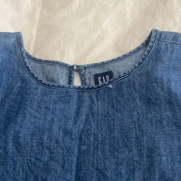Gap chambray ruffle top - Picture 4 of 5